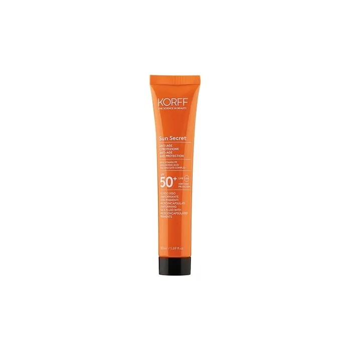 Korff Sun Secret Facial Fluid with Microencapsulated Pigments SPF 50