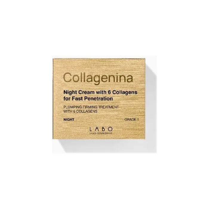 Collagenina Face Night Cream Grade 1 with 6 Collagens for Fast Absorption 50ml