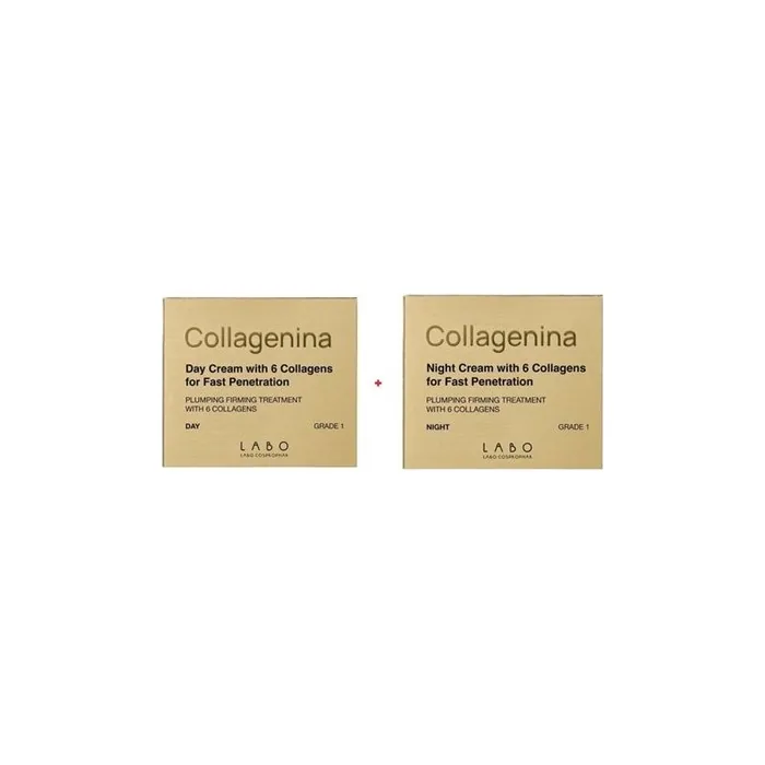 Labo Collagenina Grade 1 Set Day Cream 50ml + Free Night Cream 50ml