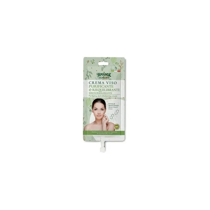 L'Amande Nature Purifying Balancing Face Cream for Normalizing Sebum 15ml