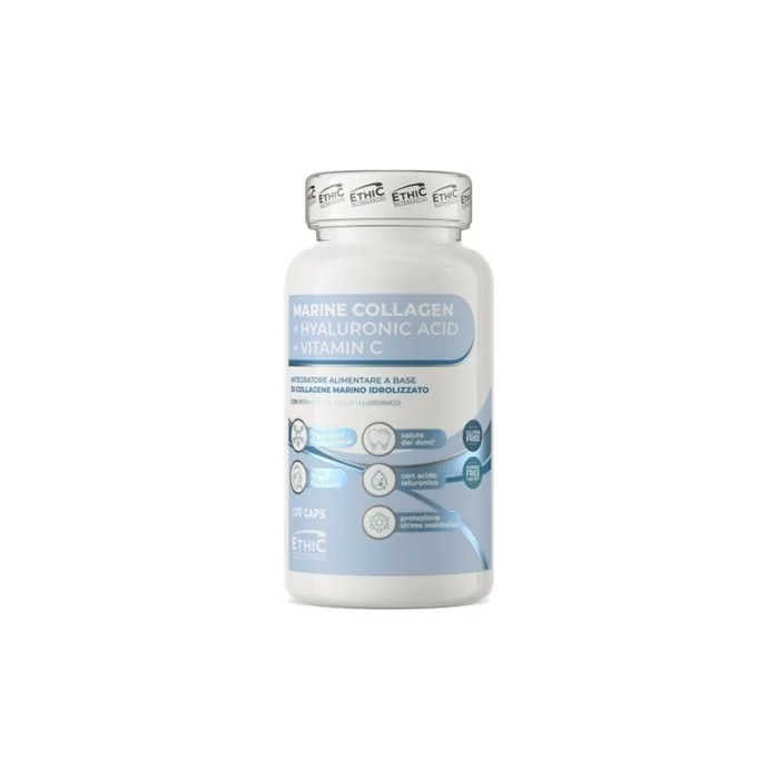 EthicSport Marine Collagen Dietary Supplement for Skin and Joints 120 Capsules