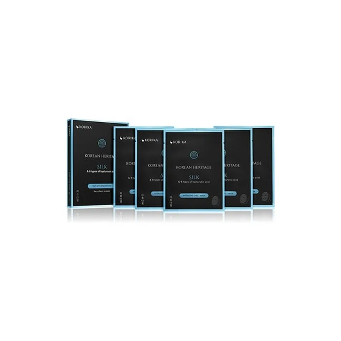 KORIKA Korean Heritage Mask Set with 8 Types of Hyaluronic Acid