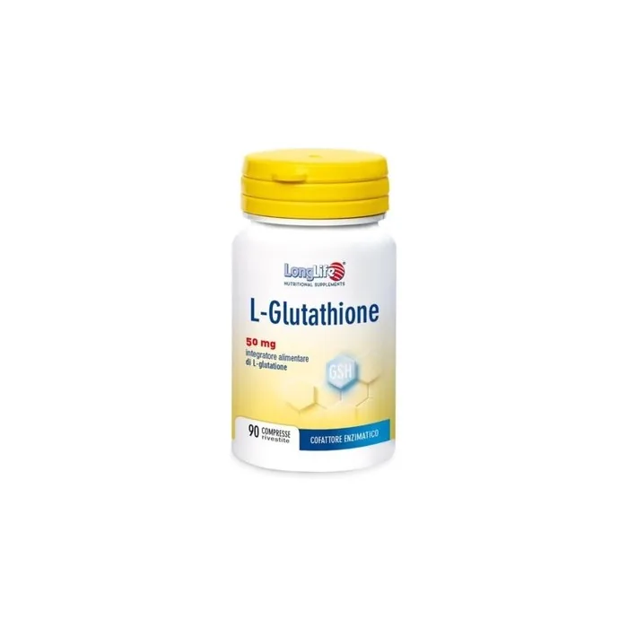 L-Glutathione 50mg LongLife 90 Tablets