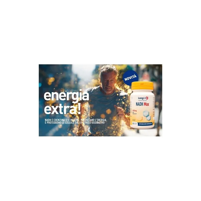 Longlife Nadh Max with Coenzyme Q10 for Energy Metabolism