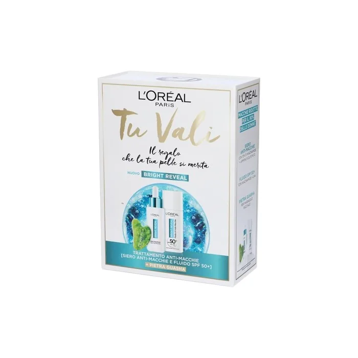 L'Oreal Paris Christmas Box Bright Reveal With Uv Anti-Stain Fluid Spf50+ And Anti-Stain Serum