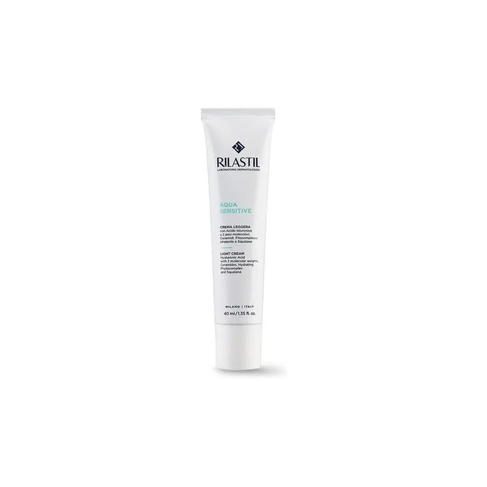 Rilastil Aqua Sensitive Light Cream 40ml Transparent White