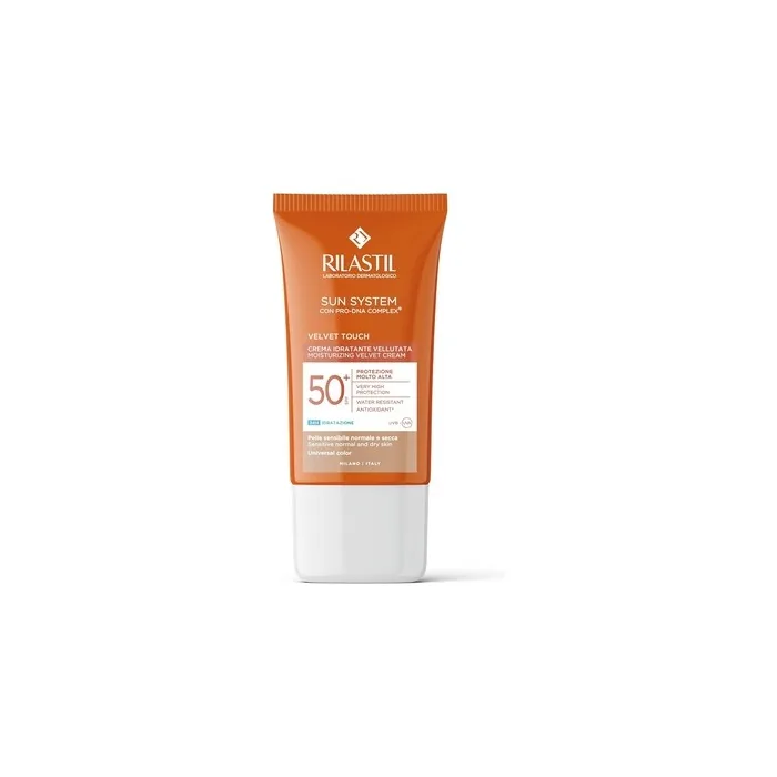 Rilastil Velvet Touch 50+ Velvety Moisturizer Sunscreen for Face
