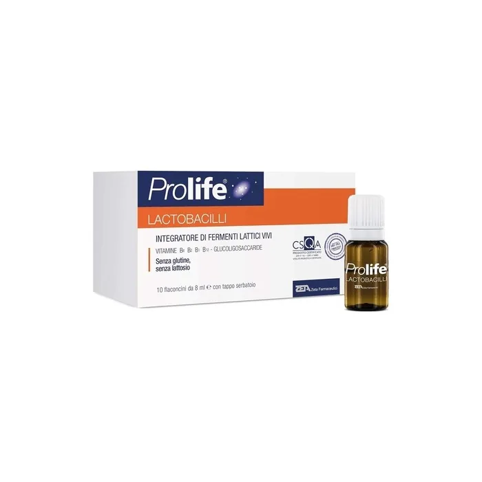 Prolife Lactobacilli Liquid Supplement 80ml - Pack of 10 Vials
