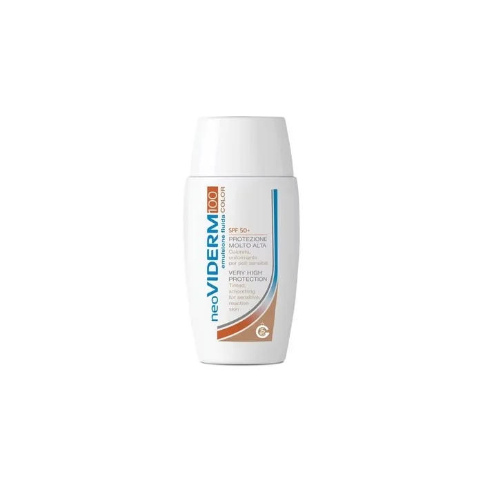 Neoviderm 100 Fluid Emulsion Color SPF 50+ Very High Protection for Sensitive Skin 50ml