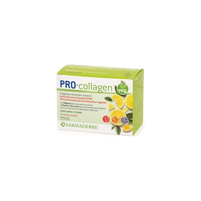 Farmaderbe Pro Collagen Vegetable Dietary Supplement 21 Sachets
