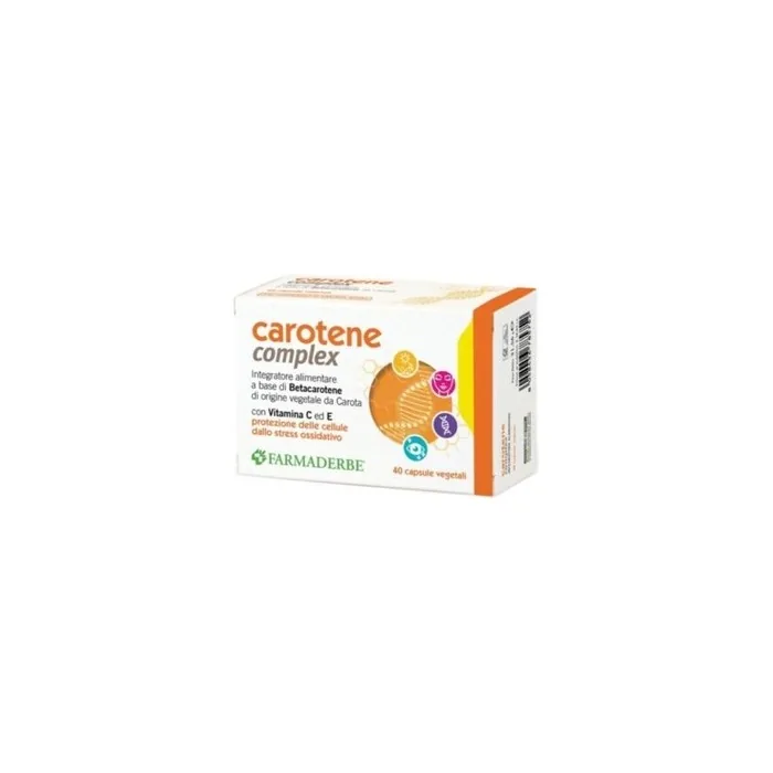 FARMADERBE Carotene Complex Antioxidant Supplement 40 Capsules