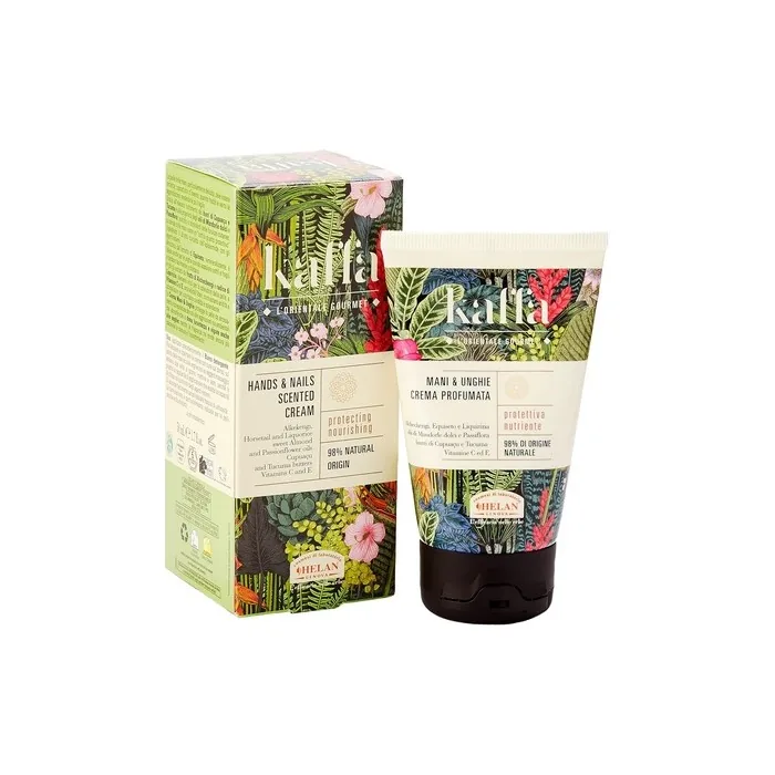 Helan Kaffa Hand Cream and Nail Strengthener with Sweet Almond Oil and Vitamin C