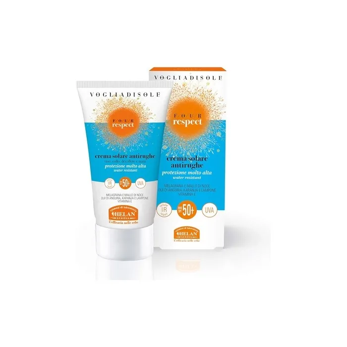 Helan Vogliadisole Respect Anti-Wrinkle Sun Cream Very High Protection SPF 50+ 50ml
