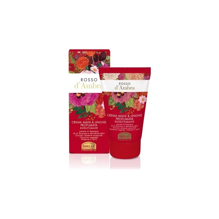 Helan Rosso D'Ambra Hand and Nail Cream Perfumed and Regenerating