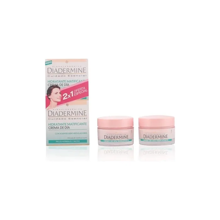 Diadermine Diadermine Moisturizing Mattifying Day Cream 50ml Set 2 Pieces