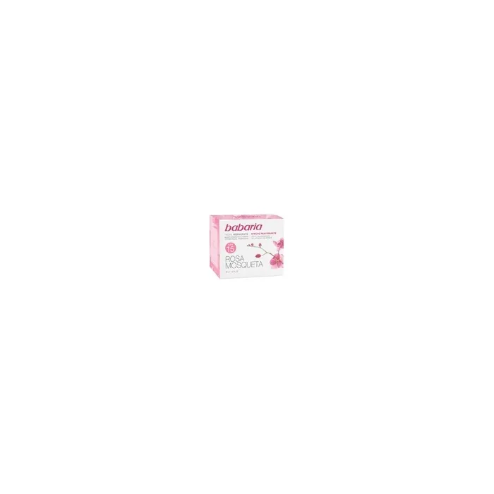 Babaria Face Cream 24 Hour Moisture Rose Hip Oil Spf 15 50ml