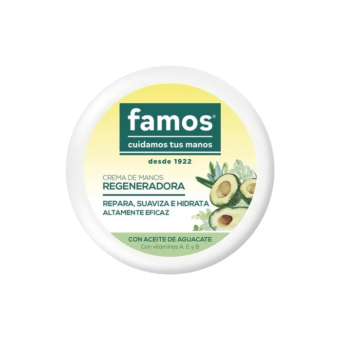 Famous Tarrina Regenerating Hand Cream 250ml