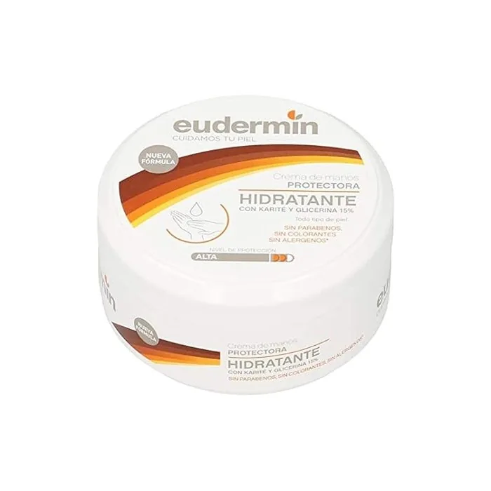 Eudermin Protective Hand Cream With Shea And Glycerin 200ml Jar