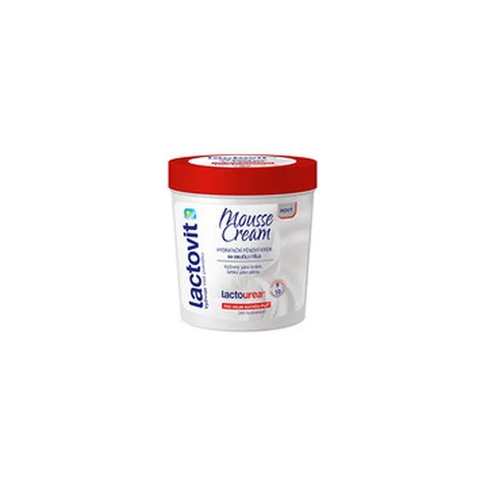 Lactovit Lactourea Mousse Cream Moisturizing Foam Cream For Face And Body With 400 Urea