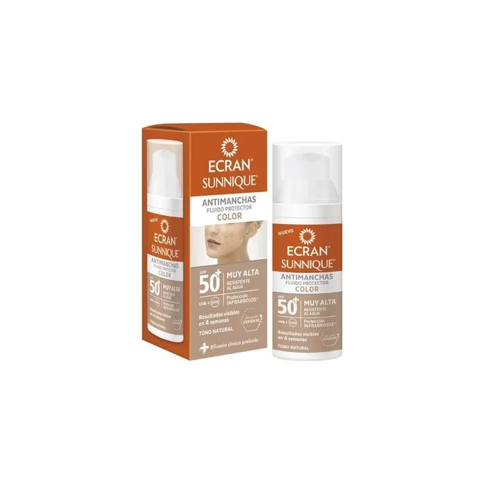 Ecran Ecran Sunnique Antimanchas Color Spf 50 50ml