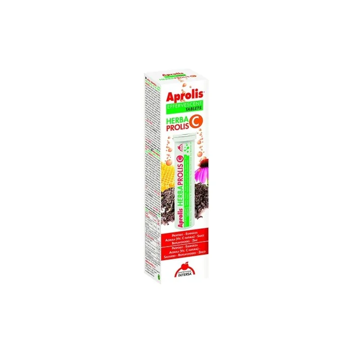 Nutricosmetics - Intersa Aprolis Herbaprolis C 20 Comp Efervescentes