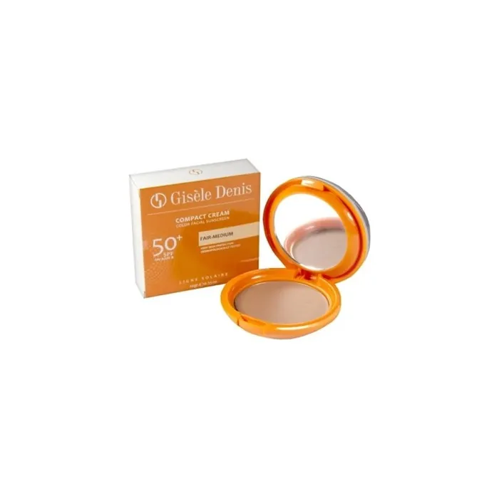 Gisle Denis Gisle Denis Compact Facial Sunscreen Cream Spf 50 Fairmedium Tone 10g