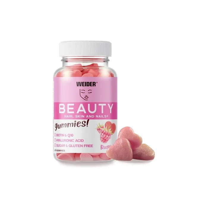 Weider Beauty Gummies Nourish Hair, Nails, and Skin - Anti-Aging Formula