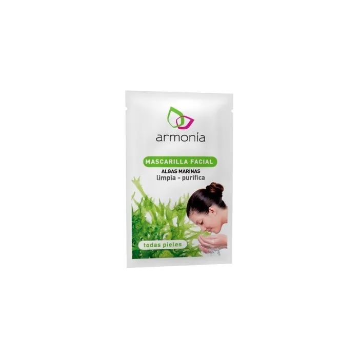 Armonia Caja Mascarilla Limpieza Facial Algas 12 Uds