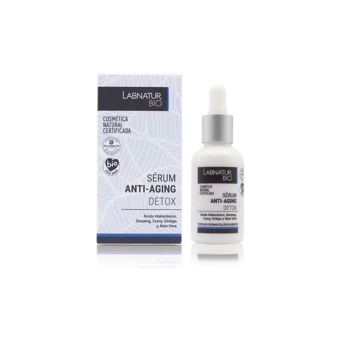 LABNATUR Detox Facial Serum 30ml with Hyaluronic Acid, Ginseng, and Aloe Vera
