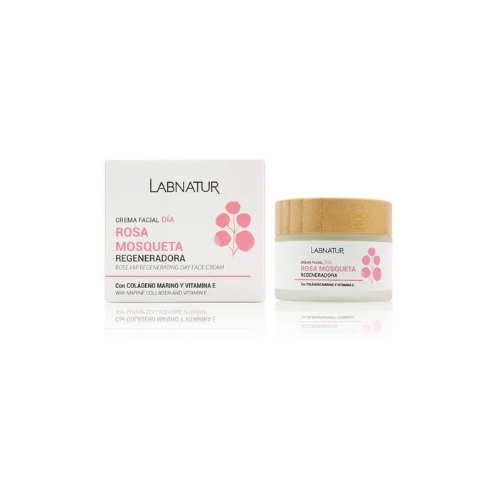 LABNATUR Rosehip Face Cream 50ml - Enriched with Aloe Vera and Marine Collagen