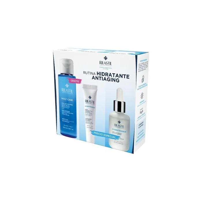 Rilastil Hydrotenseur Moisturizing Anti-Aging Serum + Eye Contour Repair + Free Daily Care Micellar Water