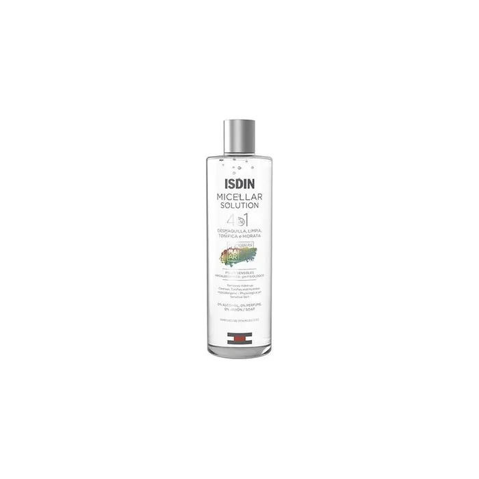 Isdin Micellar Solution 400ml 4 In 1 Removes Makeup Cleanses Tones And Hydrates