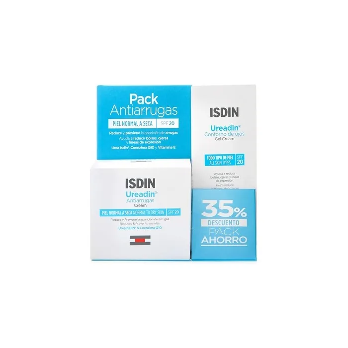 Isdin Ureadin Anti-Wrinkle Facial Cream SPF 20 50ml with Contour Gel Cream