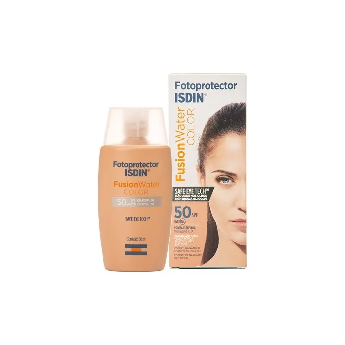 ISDIN Fotoprotector Fusion Water Color SPF 50 Natural Color Face Sunscreen 50ml