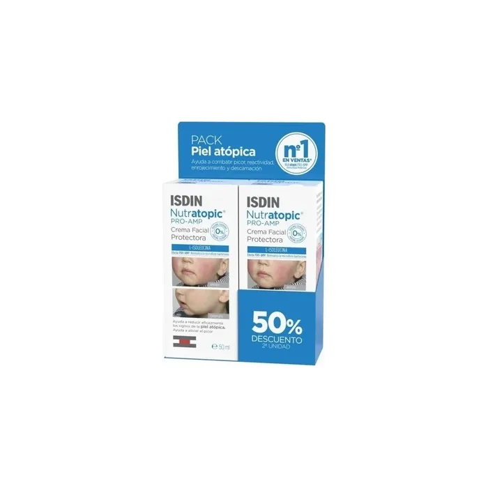 Isdin Isdin Nutratopic Proamp Atopic Skin Facial Cream 2x50ml