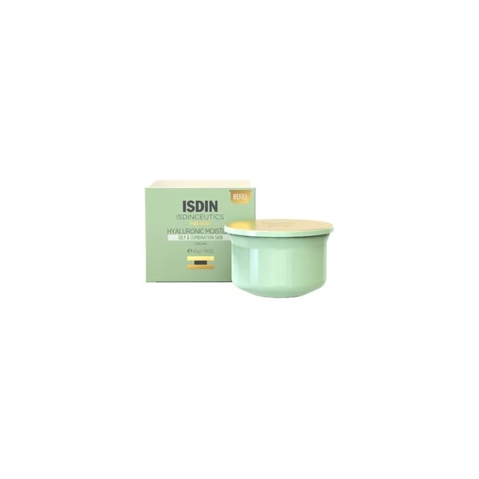 Isdin Isdinceutics Hyaluronic Moisture Cream Refill 50g For Oily To Combination Skin