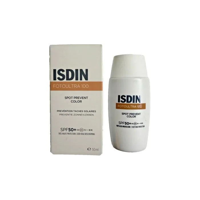Isdin Fotoultra100 Spot Preventive Color Sunscreen SPF 50 Fusion Fluid