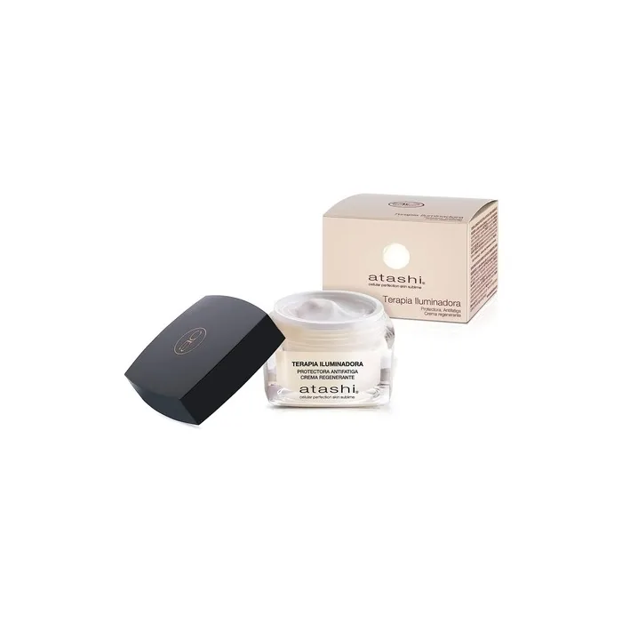 Atashi Anti-Fatigue Brightening Protective Therapy Moisturizes and Reduces Skin Imperfections with Nanoweiβ Liposomes and Vitamin C 50ml