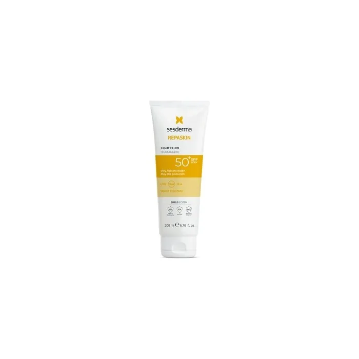 Sesderma Repaskin Light Fluid Spf50 200ml Lightweight Sunscreen For Effective Sun Protection