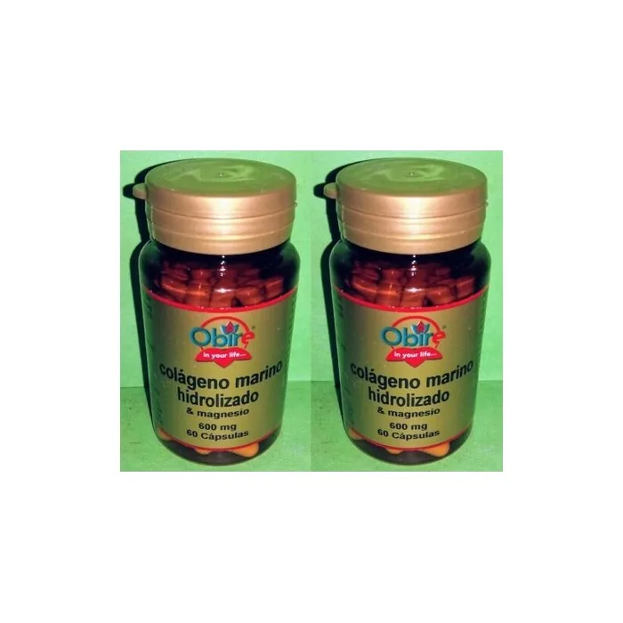 Collagen Navy Hydrolyzed Magnesium Vitamin C B6 B12 600mg Capsules OBIRE