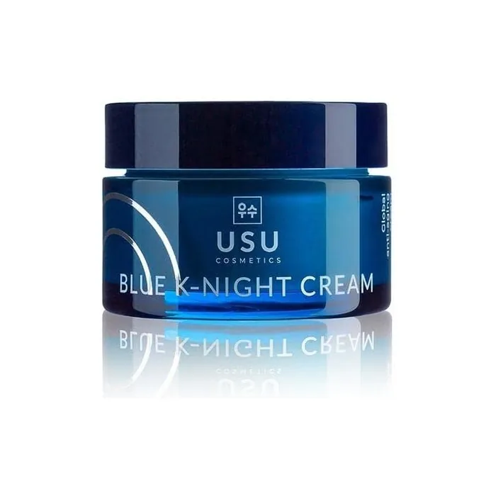 Blue K-Night Anti-Ageing Face Cream 50ml Helps Combat Signs of Premature Ageing - Suitable for All Skin Types - USU Cosmetics