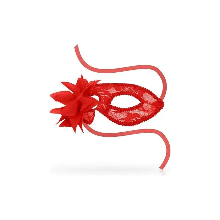 Ohmama Masks Masks With Lace And Red Flower
