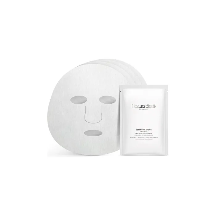Natura Bissé Essential Shock Intense Instant-Lift Mask Firming Sheet Mask Hydrates Firms Plumps For all skin types 4 units