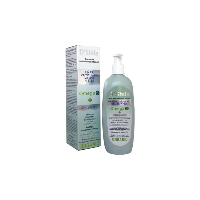 Shila Hand Cream For Nails Cuticles And Feet Omega 6 250ml