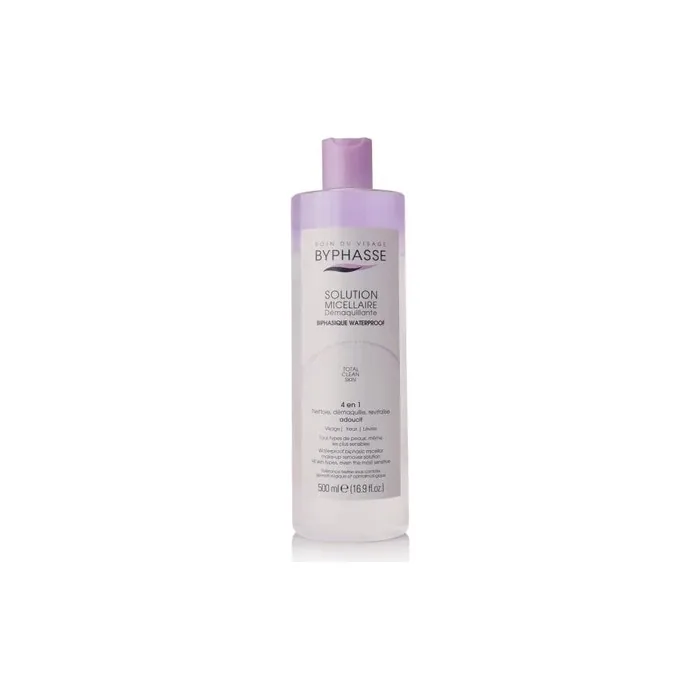 Byphasse Micellar Makeup Remover Solution Biphase Waterproof 500ml