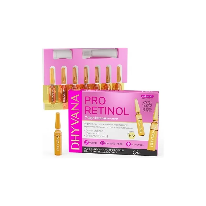 BIO Retinol Serum Anti-Aging Face Serum with Vegan Hyaluronic Acid and Bakuchiol Bio-Retinol 98.9% Natural Ingredients