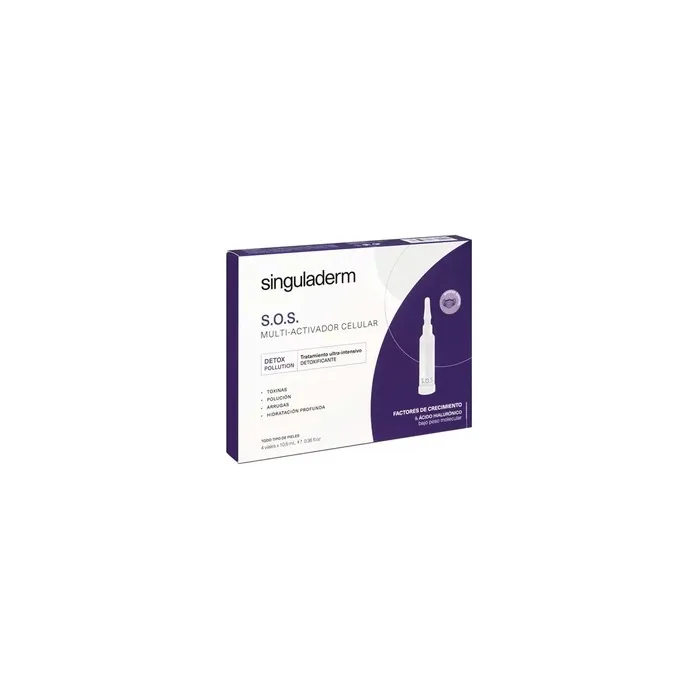 Singuladerm Singuladerm Sos Multicellular Activator Detoxifying Treatment 4x105ml