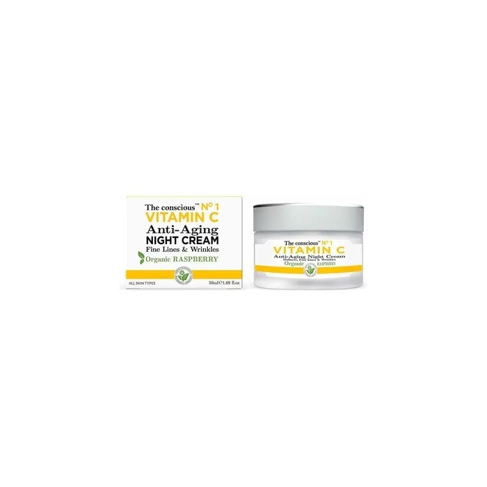 Vitamin C Anti-Aging Night Cream Organic Raspberry 50ml