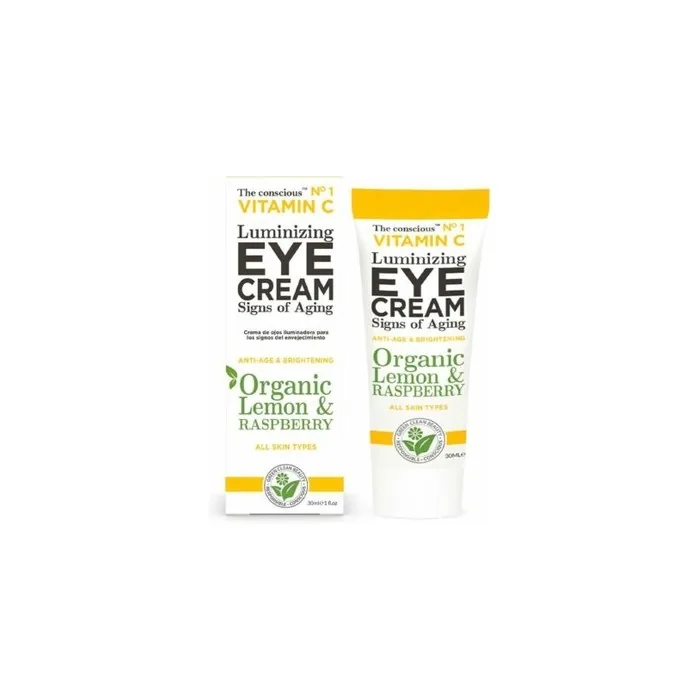 The Conscious Lemon & Raspberry Eye Contour Cream 30ml
