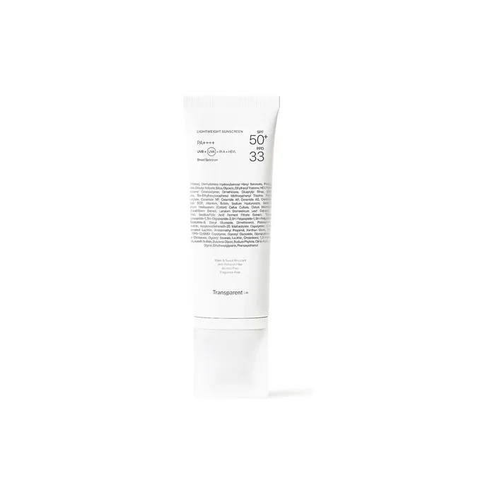 Transparent Lab Lightweight Sunscreen SPF50+